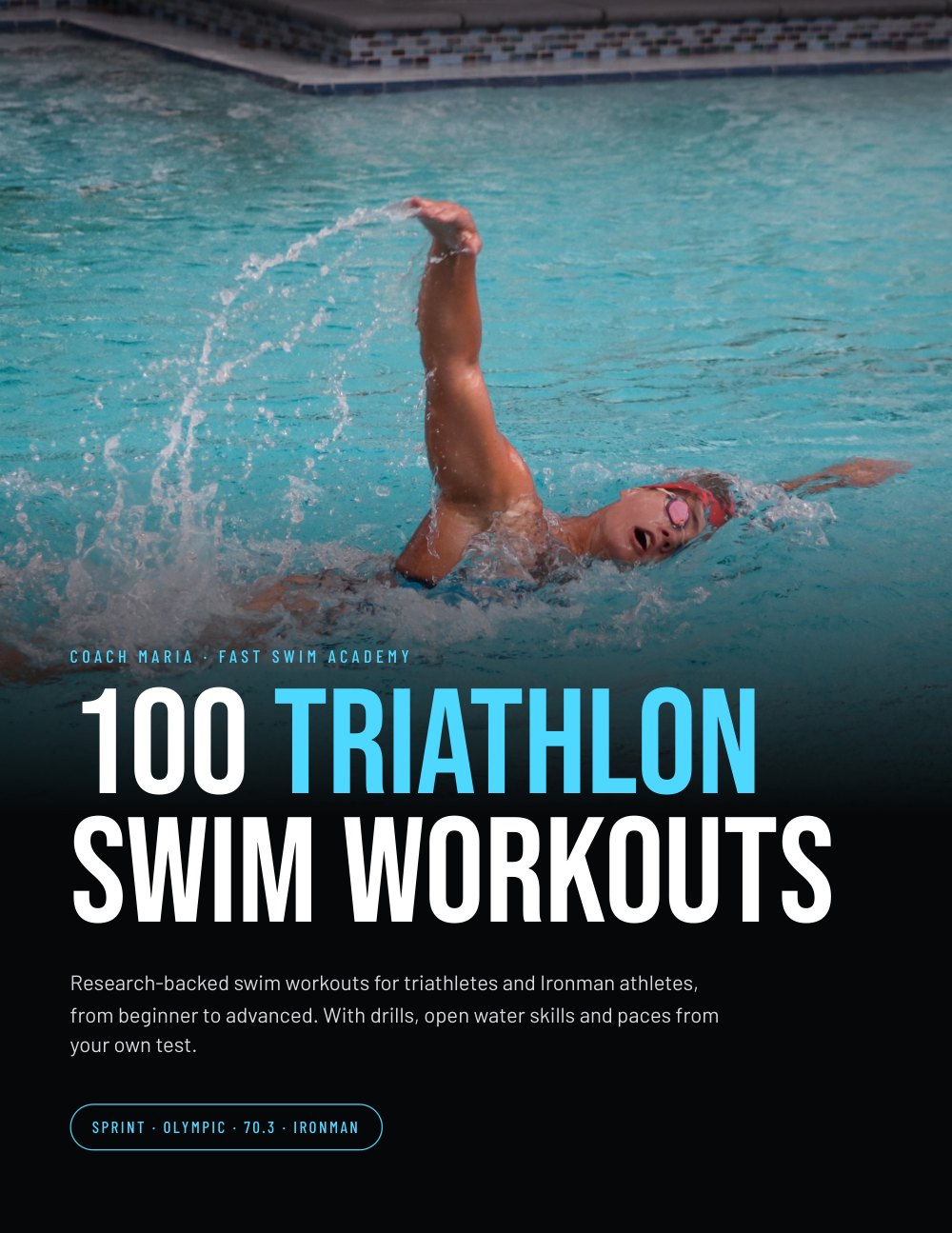 100 Triathlon Swim Workouts